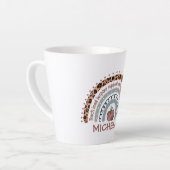 Lehrerin Kernwerte Rainbow Milchtasse (Linke Ecke)