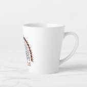 Lehrerin Kernwerte Rainbow Milchtasse (Rechts)