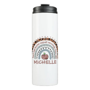 Lehrerin Kernwerte Rainbow Thermosbecher