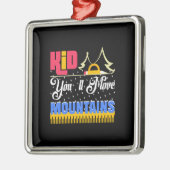 Lehrerin Kind, dass du die Berge bewegen wirst Ornament Aus Metall (Links)