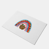 Lehrerin Kunst als Lehrerin Fußmatte (Schrägansicht)