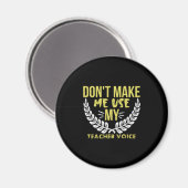 Lehrerin Kunst mein Leben Magnet (Vorderseite/Rückseite)