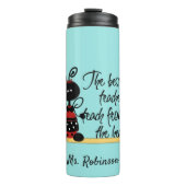Lehrerin Ladybug Thermosbecher (Vorderseite)
