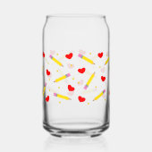 Lehrerin Leben Niedlich School kann Glass Wrap Dosenglas (Links)