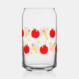 Lehrerin Leben Niedlich School kann Glass Wrap Dosenglas