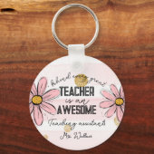 Lehrerin Lehrassistentin Daisy TA Schlüsselanhänger (Rückseite)