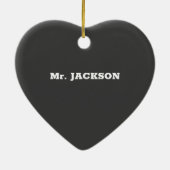 Lehrerin Lehrerin Wertschätzung Trophäe, Phantasti Keramik Ornament (Hinten)