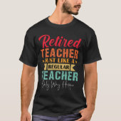 Lehrerin, leidenschaftliche Lehrerin Zitat T-Shirt (Vorderseite)