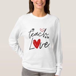 Lehrerin Liebe 100. Schule lustiges Unterrichten T-Shirt