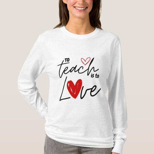Lehrerin Liebe 100. Schule lustiges Unterrichten T-Shirt (Vorderseite)