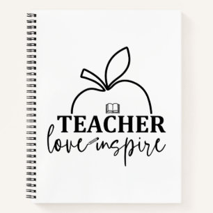 Lehrerin Liebe Inspirier-Funny Notizblock