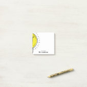 Lehrerin Lightbulb Schulnoten Post-it Klebezettel (Auf Schreibtisch)