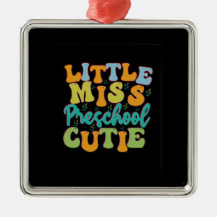 Lehrerin Little Miss Vorschule Süsse Ornament Aus Metall