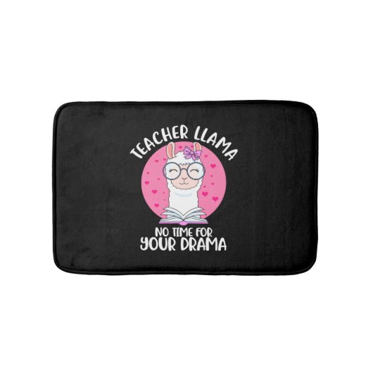 Lehrerin Llama Badematte (Vorderseite)