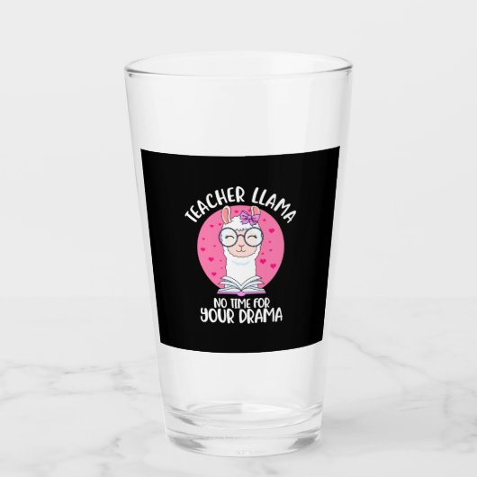 Lehrerin Llama Glas (Vorderseite)