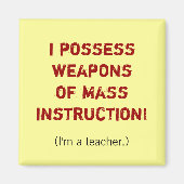 Lehrerin Magnet (Vorne)