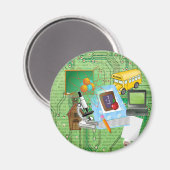 Lehrerin Magnet (Vorderseite/Rückseite)