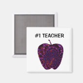 Lehrerin Magnet (Vorderseite/Rückseite)