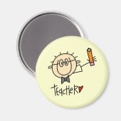 Lehrerin Magnet (Vorderseite/Rückseite)