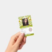 Lehrerin, Mama der Schule, Ausweis Florals (Handheld)