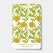 Lehrerin, Mama der Schule, Ausweis Florals (Rückseite)