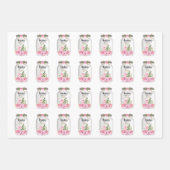 Lehrerin Mason Jar Blume Geschenkpapier Set (Vorderseite 3)