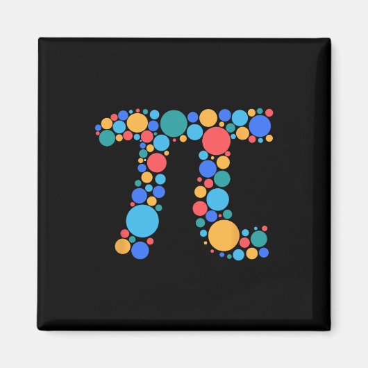 Lehrerin Mathe Pi Day Dot Day Day Day 2025 Magnet (Vorne)