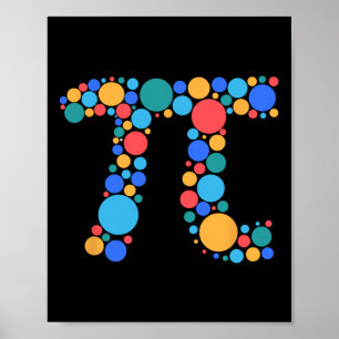 Lehrerin Mathe Pi Day Dot Day Day Day 2025 Poster
