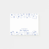 Lehrerin Mathematik und Wissenschaftsschule Post-it Klebezettel (Vorderseite)