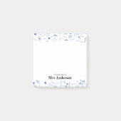 Lehrerin Mathematik und Wissenschaftsschule Post-it Klebezettel (Vorderseite)