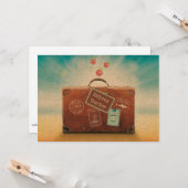 Lehrerin, mehr Zeit für Reisen, Karte (Vorderseite/Rückseite Beispiel)