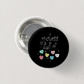 Lehrerin, meine Klasse ist voller Spaß Button (Vorne & Hinten)