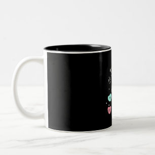 Lehrerin, meine Klasse ist voller Spaß Zweifarbige Tasse