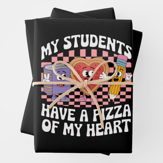Lehrerin, meine Schüler haben eine Pizza von meine Geschenkpapier Set (Beispiel)