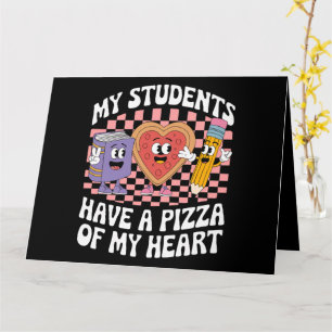 Lehrerin, meine Schüler haben eine Pizza von meine Karte