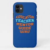 LEHRERIN MENTOR-LEITERIN GURU Case-Mate iPhone HÜLLE (Rückseite)