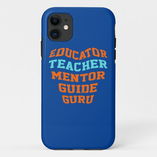 LEHRERIN MENTOR-LEITERIN GURU Case-Mate iPhone HÜLLE (Rückseite)