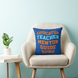 LEHRERIN MENTOR-LEITERIN GURU KISSEN