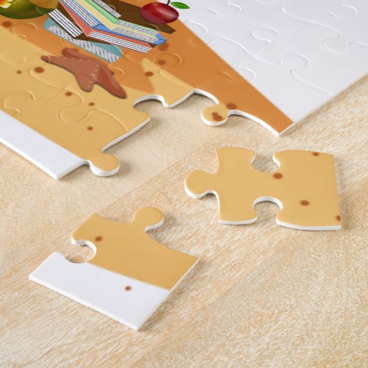 Lehrerin, müde, Strand Puzzle (Seite)