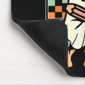 Lehrerin Niedlich Ghost Groovy Lehrer Halloween Le Mousepad (Ecke)