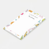 Lehrerin Niedlich Post-it Klebezettel (angewinkelt)