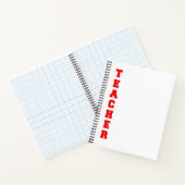 Lehrerin Notizblock (Innenseite)