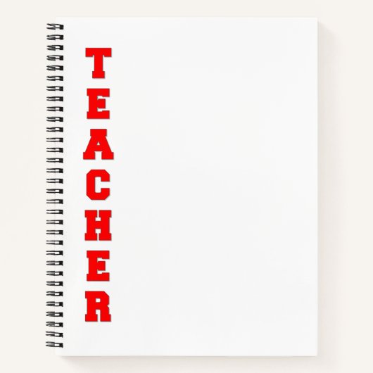 Lehrerin Notizblock (Vorderseite)