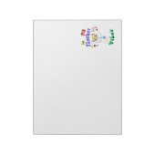 Lehrerin Notizblock (Rotiert)