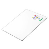 Lehrerin Notizblock (angewinkelt)