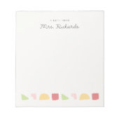 Lehrerin Notizblock (Vorderseite)