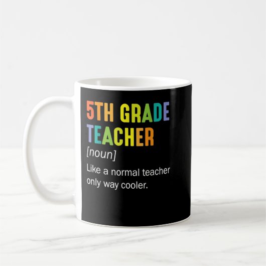 Lehrerin Noun der 5. Klasse nur wie ein normaler L Kaffeetasse (Links)