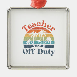 Lehrerin Ornament Aus Metall