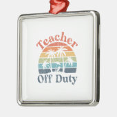 Lehrerin Ornament Aus Metall (Links)