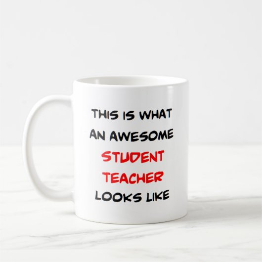 Lehrerin, phantastisch kaffeetasse (Links)